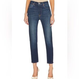 RE-DONE Originals 90's High Rise Ankle Crop in Deep Sapphire